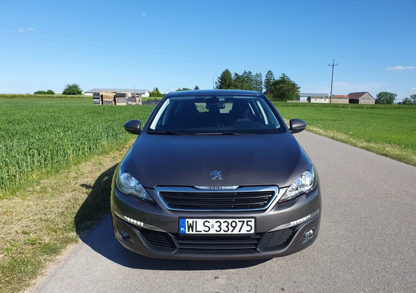 Peugeot 308 cena 29900 przebieg: 144400, rok produkcji 2016 z Łosice małe 191